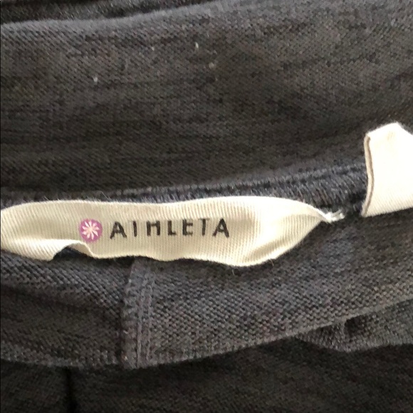 Athleta drape front hooded cardigan - Picture 2 of 3